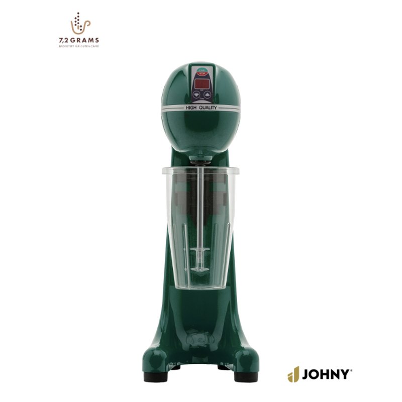 johny standmixer in grün für milchshakes und frappé